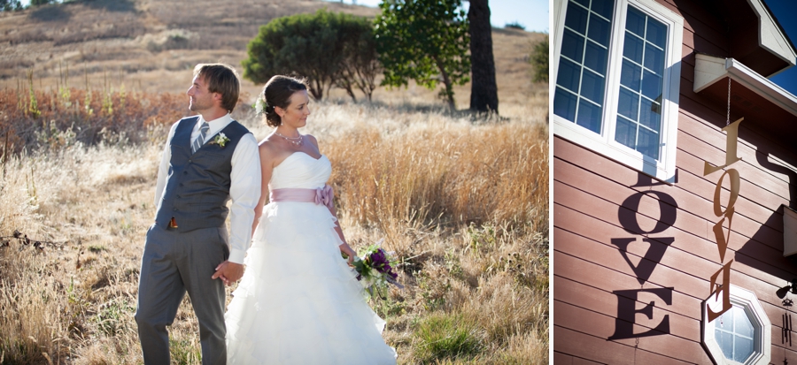 sun drenched wedding photos
