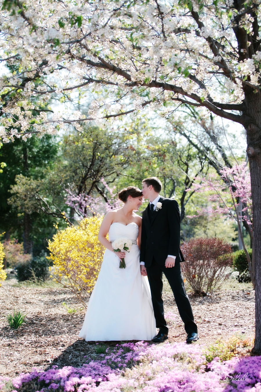 Twin Cities Church | spring wedding photos pink and white