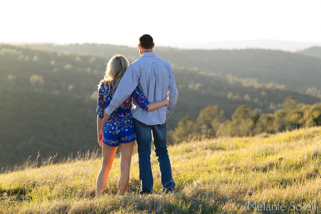 sunset engagement session photos, grass valley CA