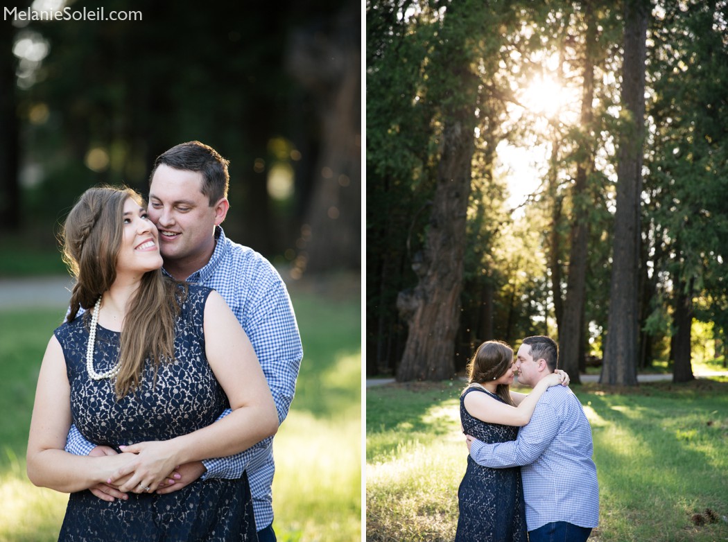Nevada City engagement session outdoor