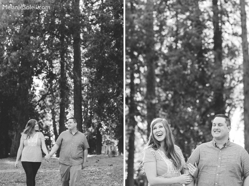 Nevada City engagement session outdoor
