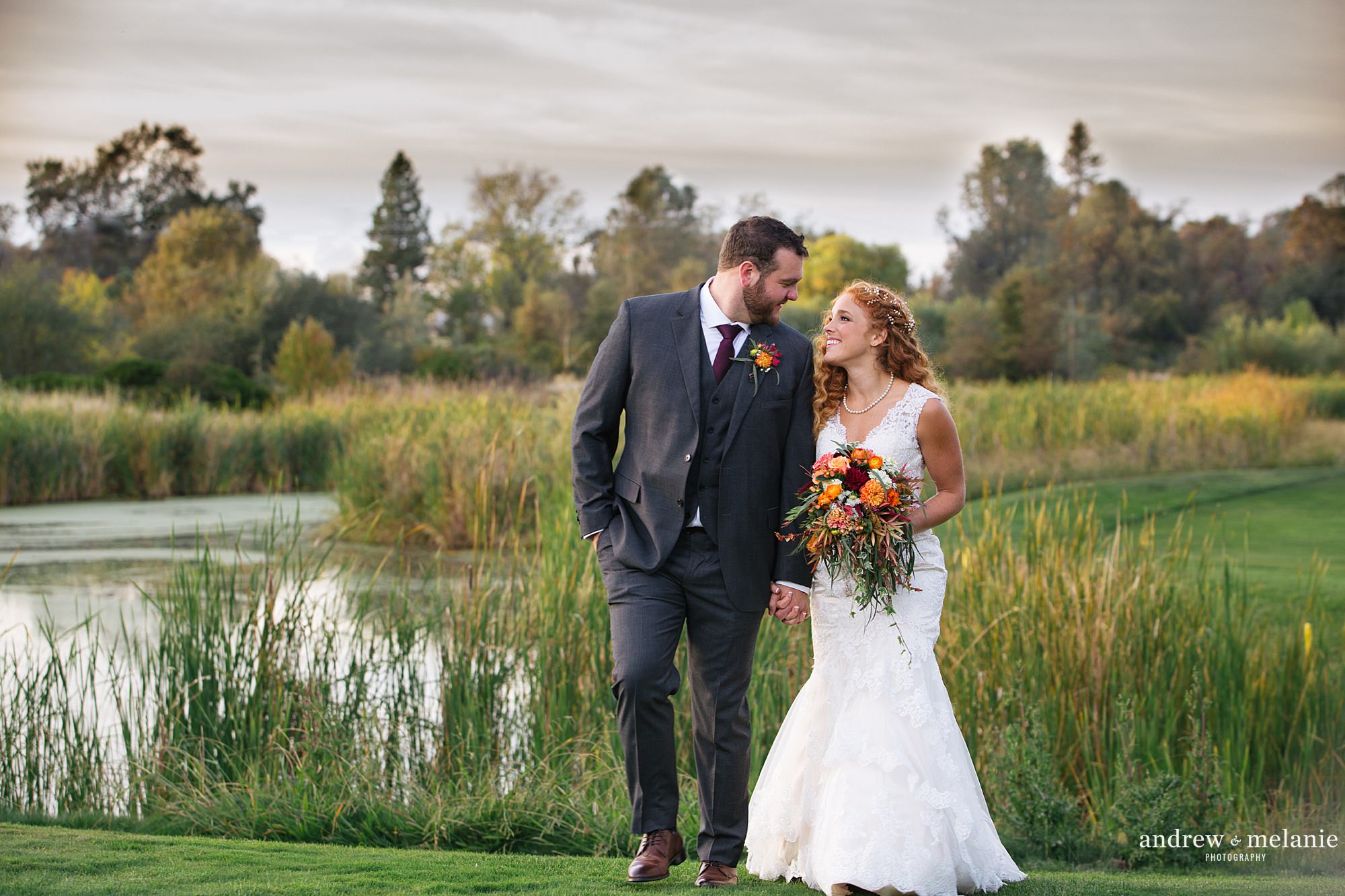 Andrew and Melanie Photography wedding highlights The Ridge Golf course Auburn, CA