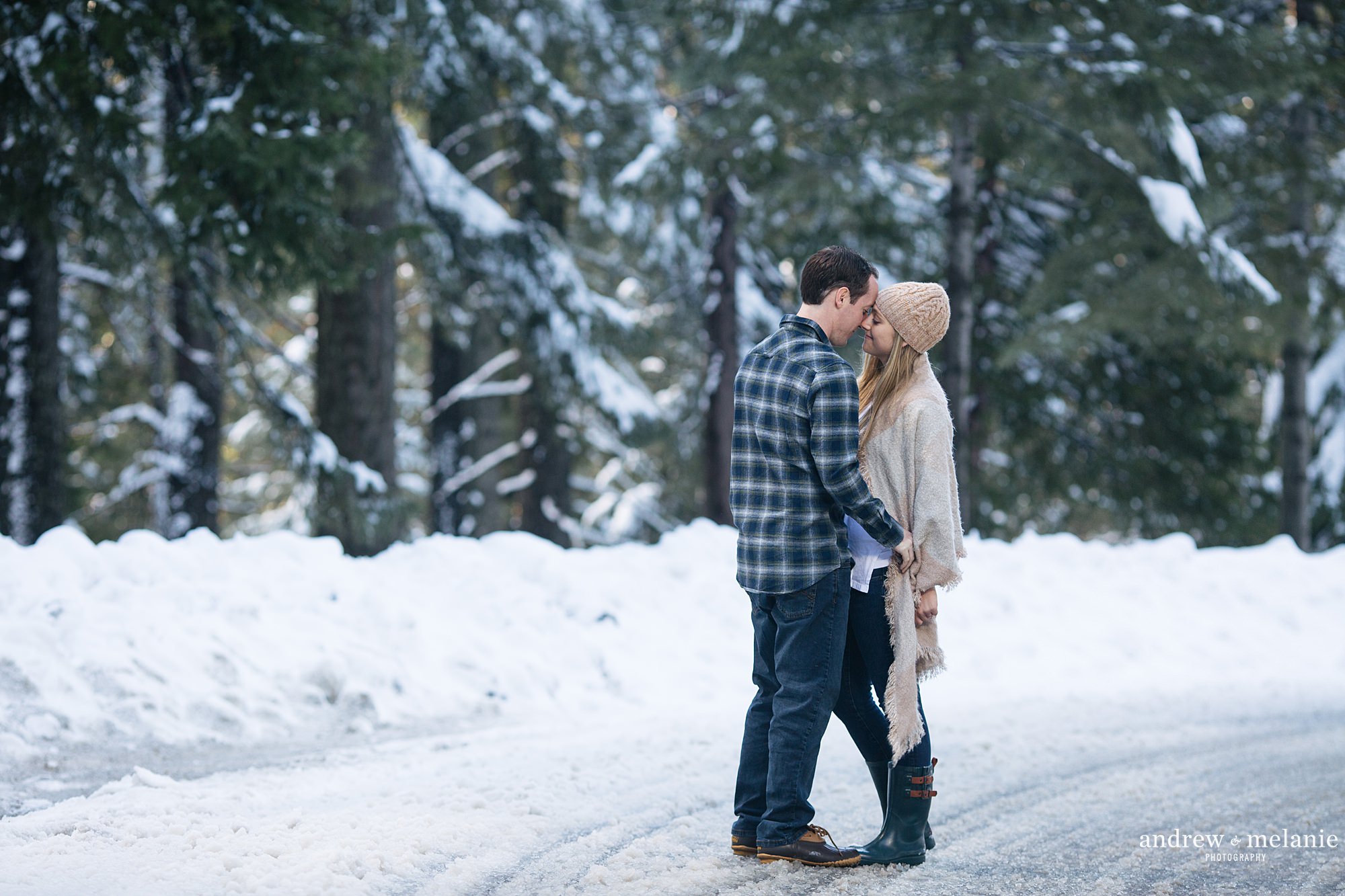 Andrew and Melanie Photography engagement session highlights Nevada City, CA
