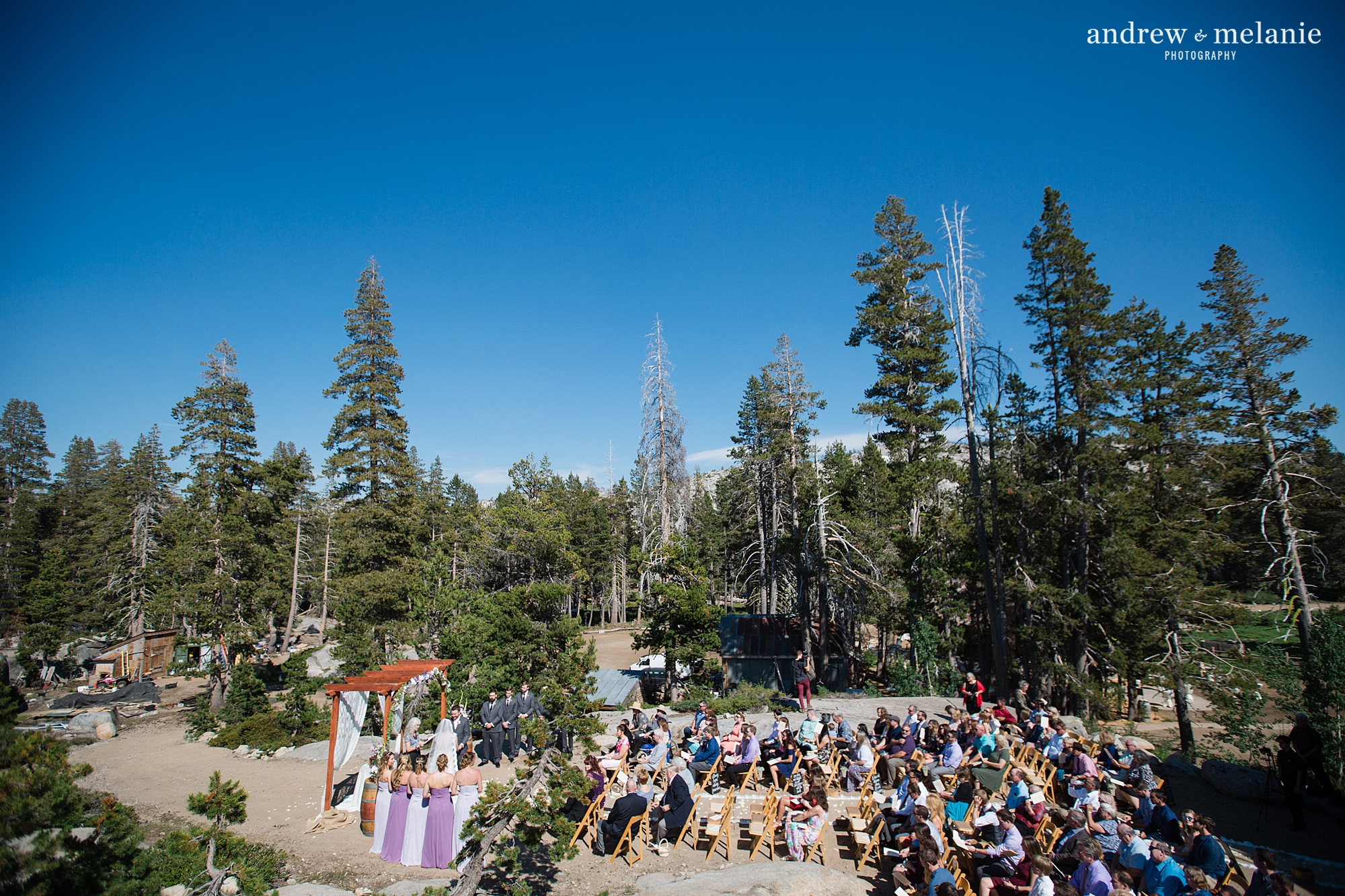 wedding ceremony The Hideout, Kirkwood CA