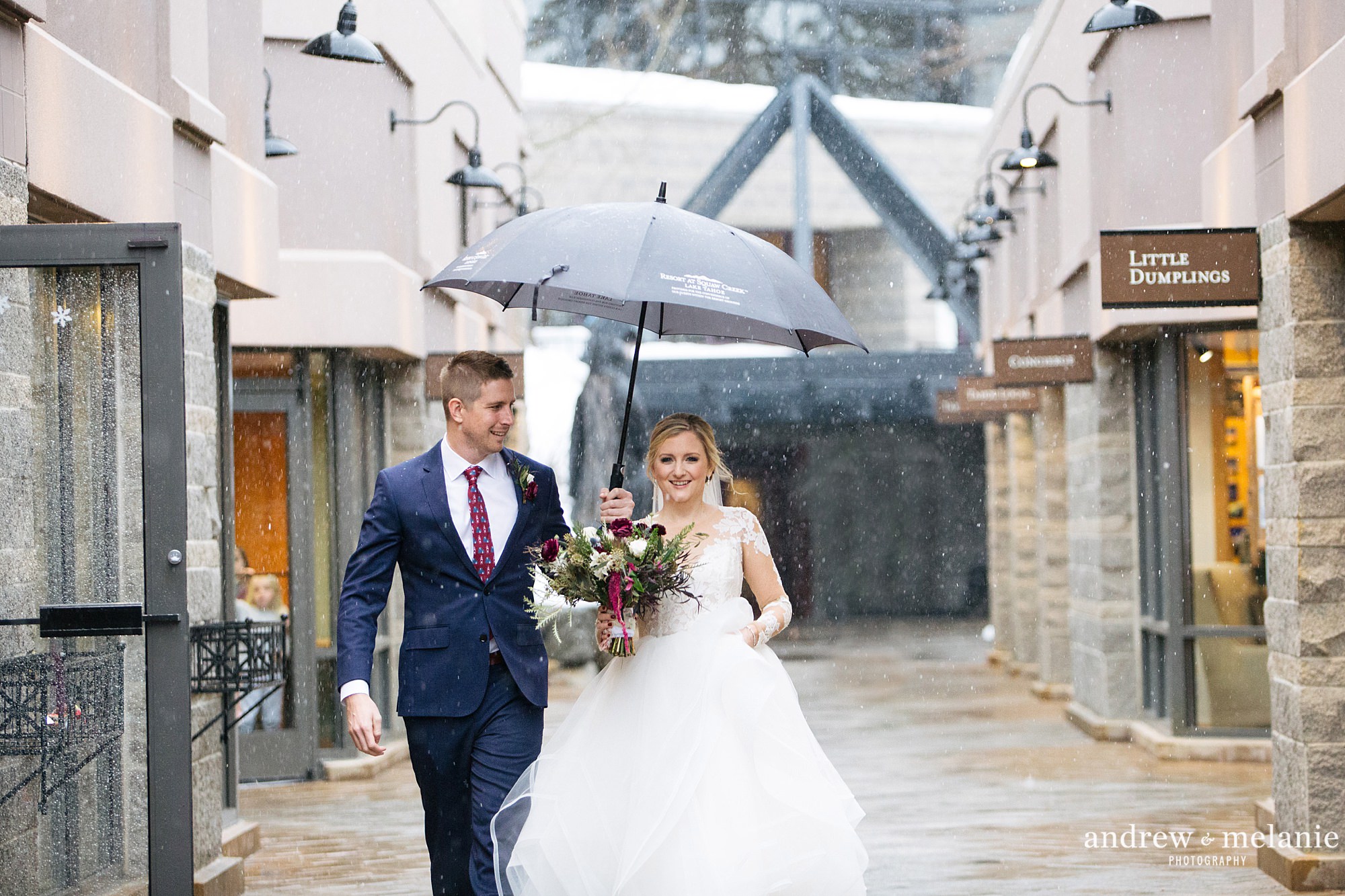 bride and groom photos at Squaw Valley Resort wedding in Lake Tahoe