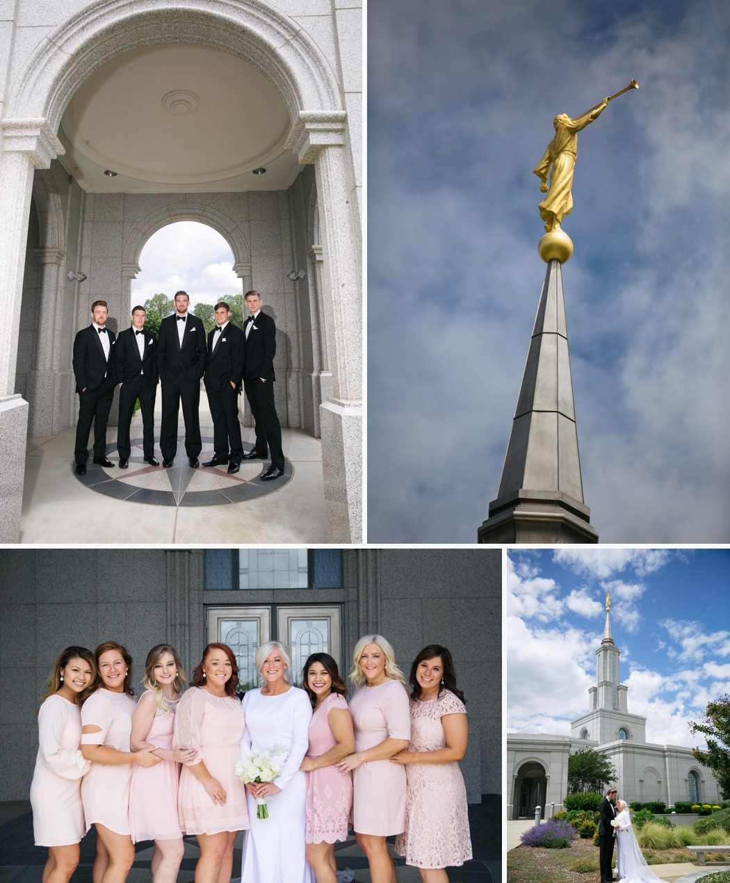 Sacramento LDS temple wedding photographers