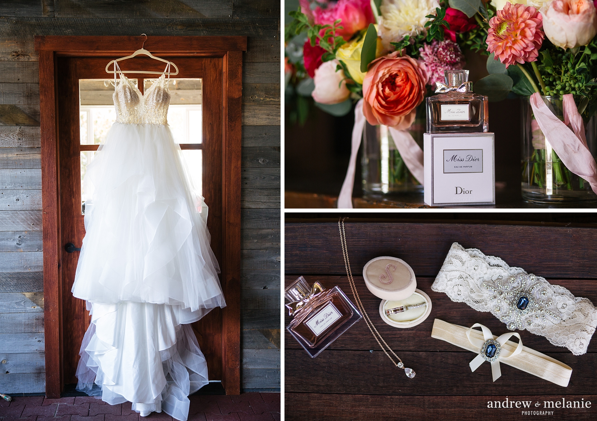 elegant barn wedding Northern California details